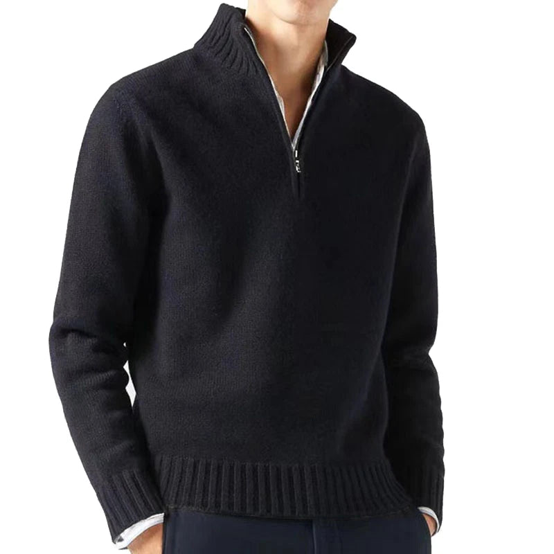 Men's Knitted Turtleneck Sweater