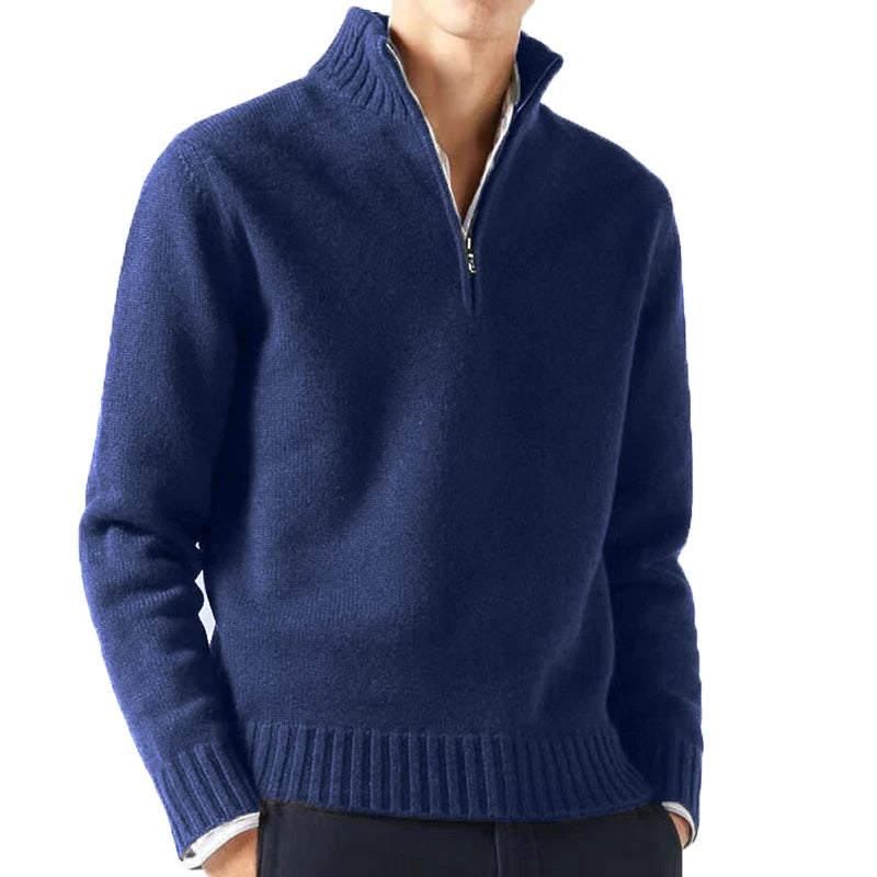 Men's Knitted Turtleneck Sweater