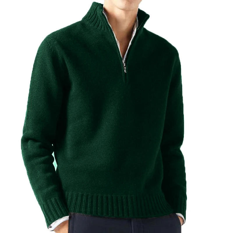 Men's Knitted Turtleneck Sweater