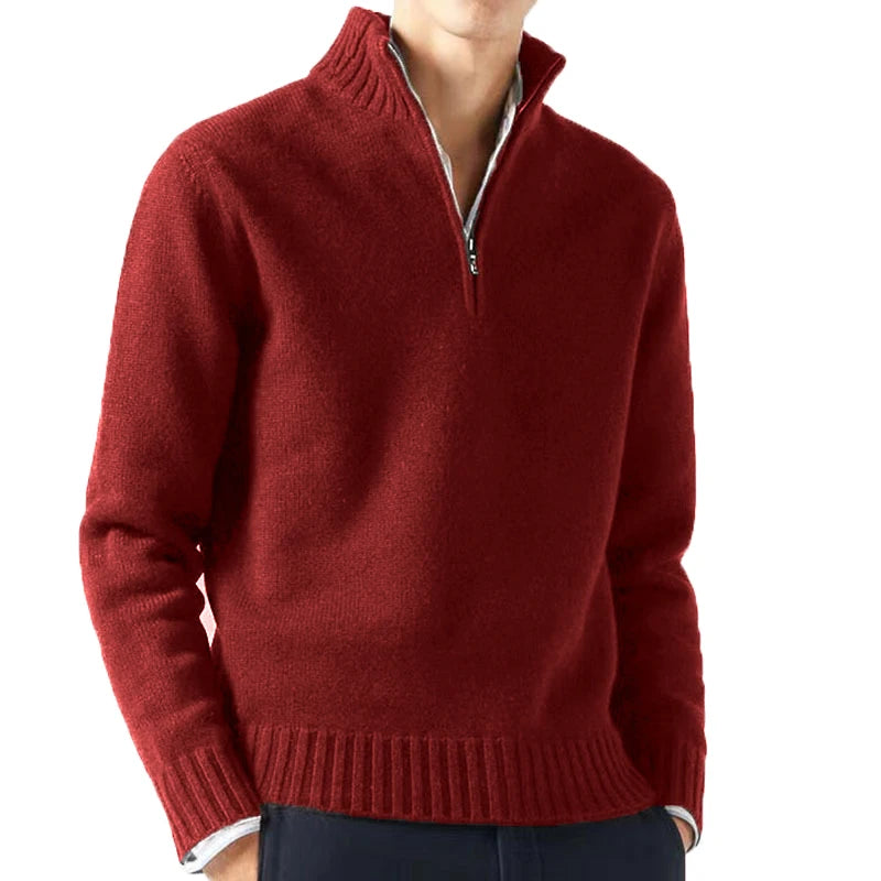Men's Knitted Turtleneck Sweater